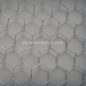 Red de alambre hexagonal galvanizada para hacer cubiertas